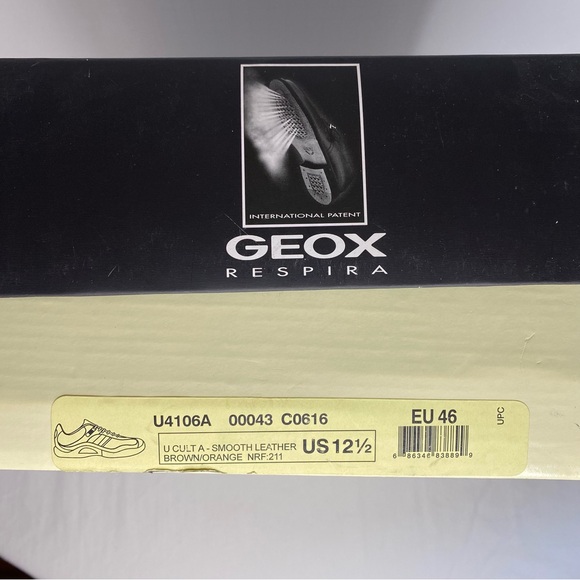 NWT - Geox U Cult A Smooth Leather Sneakers - Picture 2 of 7